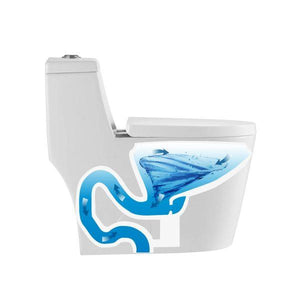 Blossom T9 05 One-Piece Toilet with Dual Cyclone Flush & Self-Cleaning Surface