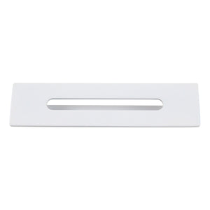 Made To Match TC401W Bathtub Overflow Hole Cover, Matte White