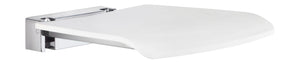 Smedbo Living Folding Wall mounted Shower Seat in Chromed Zinc/Aluminium