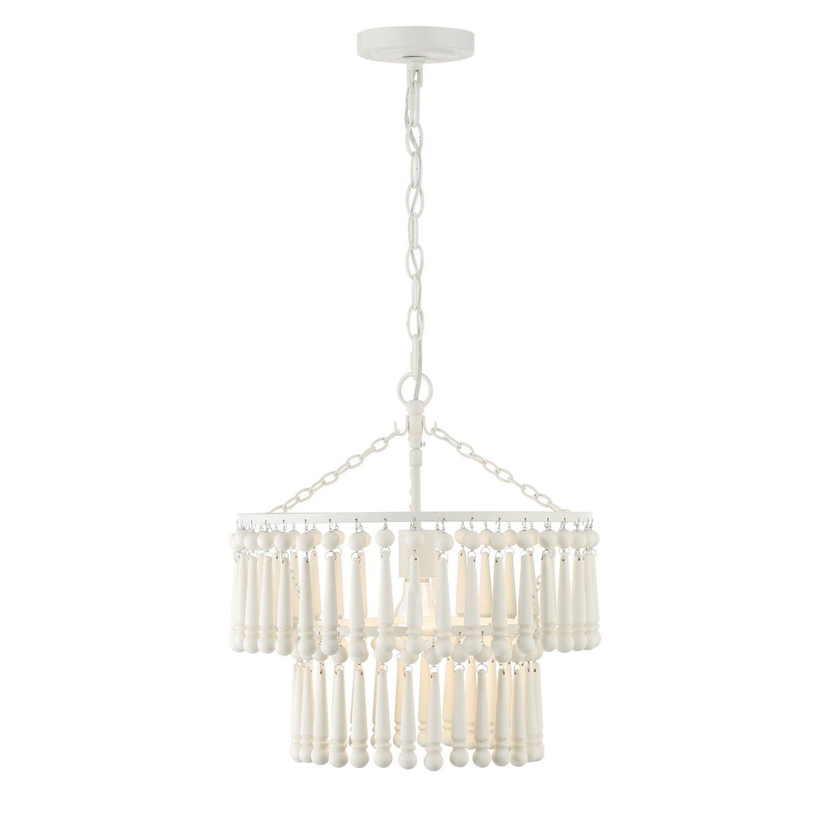 Tiana 1 Light Matte White Pendant TIA-7100-MT