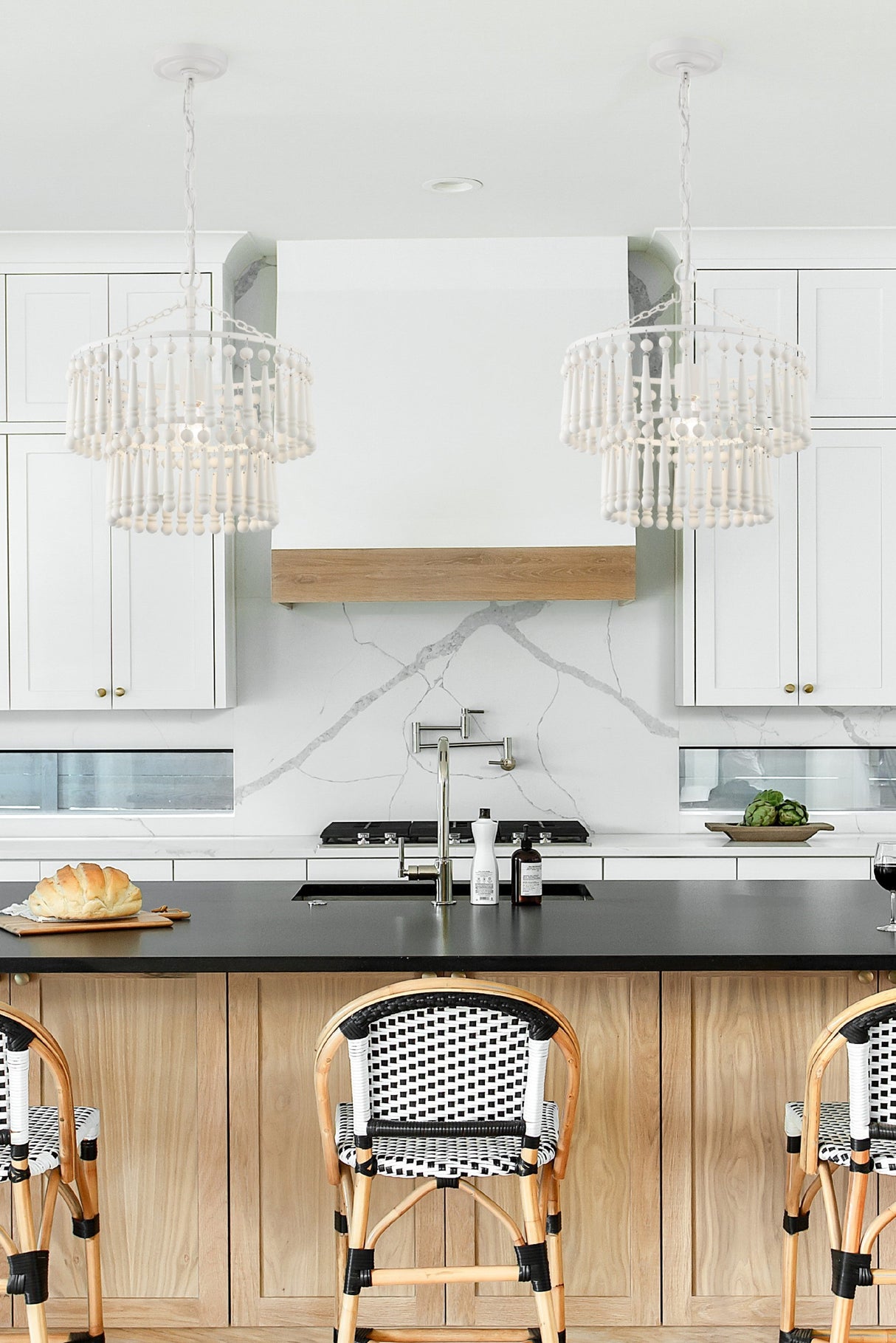 Tiana 1 Light Matte White Pendant TIA-7100-MT