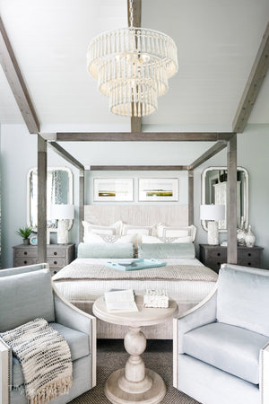 Tiana 3 Light Matte White Chandelier TIA-7103-MT