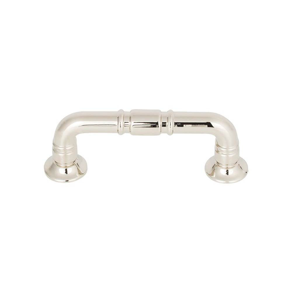 Top Knobs TK1001 Kent Pull 3 Inch (c-c) - Polished Nickel