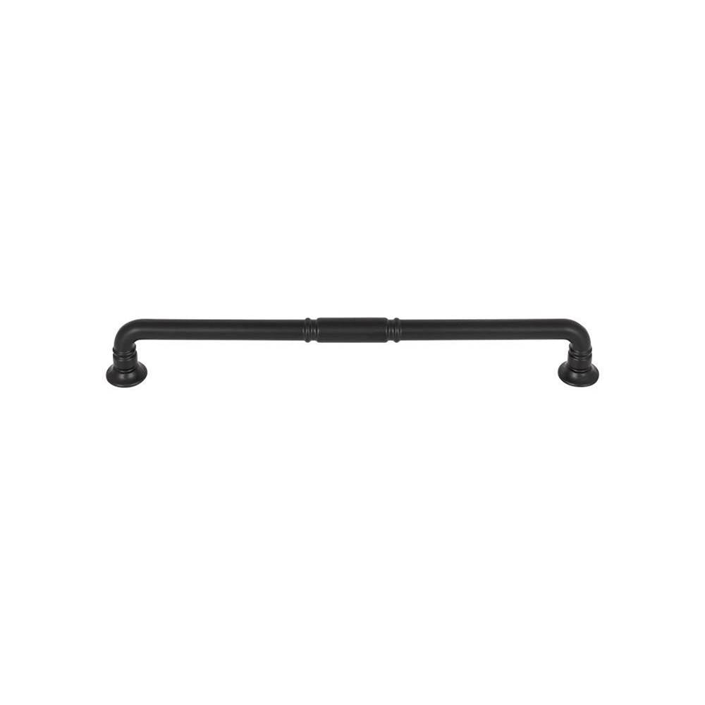 Top Knobs TK1006 Kent Pull 8 13/16 Inch (c-c) - Flat Black