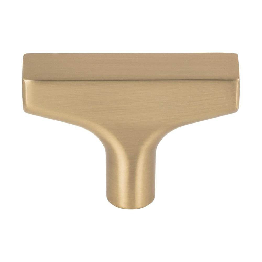 Top Knobs TK1010 Riverside T-Knob 2 Inch - Honey Bronze