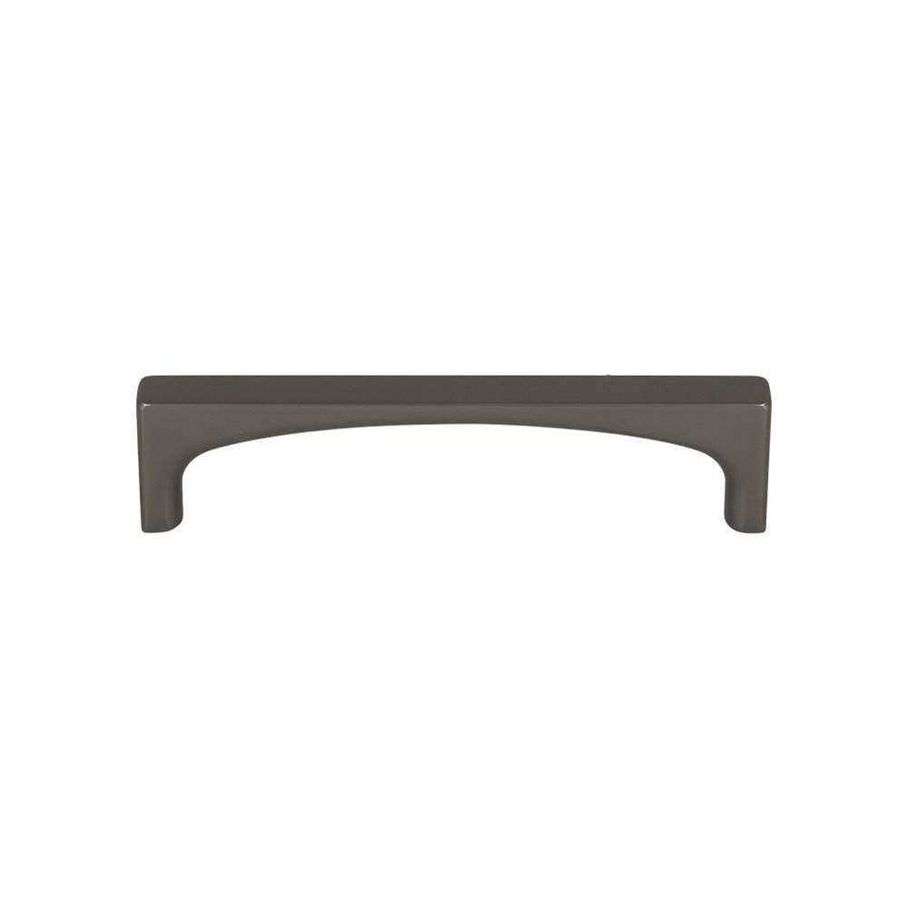 Top Knobs TK1012 Riverside Pull 3 3/4 Inch (c-c) - Ash Gray