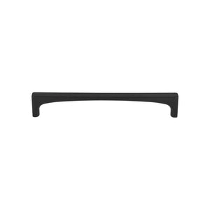 Top Knobs TK1014 Riverside Pull 6 5/16 Inch (c-c) - Flat Black