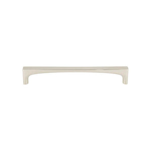 Top Knobs TK1014 Riverside Pull 6 5/16 Inch (c-c) - Polished Nickel