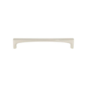 Top Knobs TK1014 Riverside Pull 6 5/16 Inch (c-c) - Polished Nickel