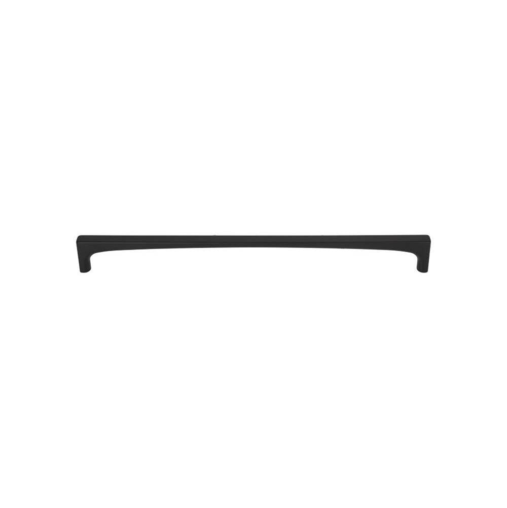 Top Knobs TK1017 Riverside Pull 12 Inch (c-c) - Flat Black