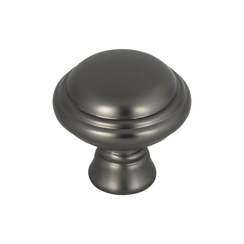 Top Knobs TK1020 Henderson Knob 1 1/4 Inch - Ash Gray