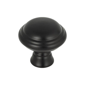 Top Knobs TK1020 Henderson Knob 1 1/4 Inch - Flat Black