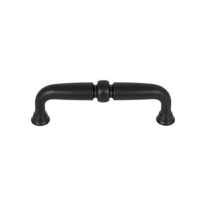 Top Knobs TK1021 Henderson Pull 3 3/4 Inch (c-c) - Flat Black