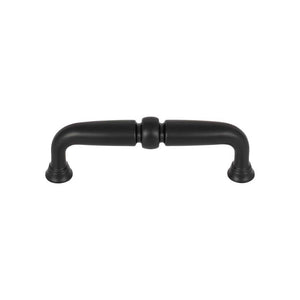 Top Knobs TK1021 Henderson Pull 3 3/4 Inch (c-c) - Flat Black