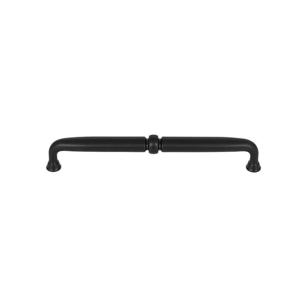 Top Knobs TK1024 Henderson Pull 7 9/16 Inch (c-c) - Flat Black