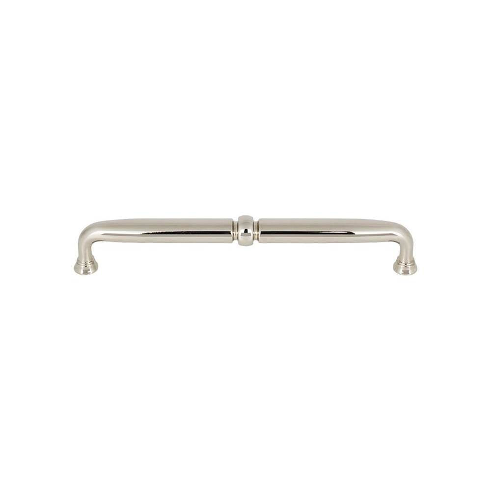 Top Knobs TK1024 Henderson Pull 7 9/16 Inch (c-c) - Polished Nickel