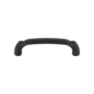 Top Knobs TK1031 Pomander Pull 3 3/4 Inch (c-c) - Flat Black