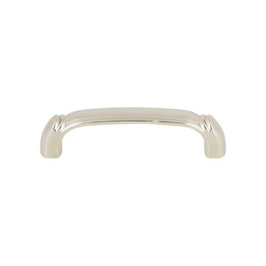 Top Knobs TK1031 Pomander Pull 3 3/4 Inch (c-c) - Polished Nickel