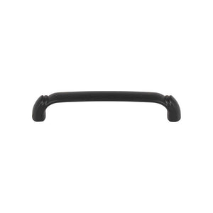 Top Knobs TK1032 Pomander Pull 5 1/16 Inch (c-c) - Flat Black