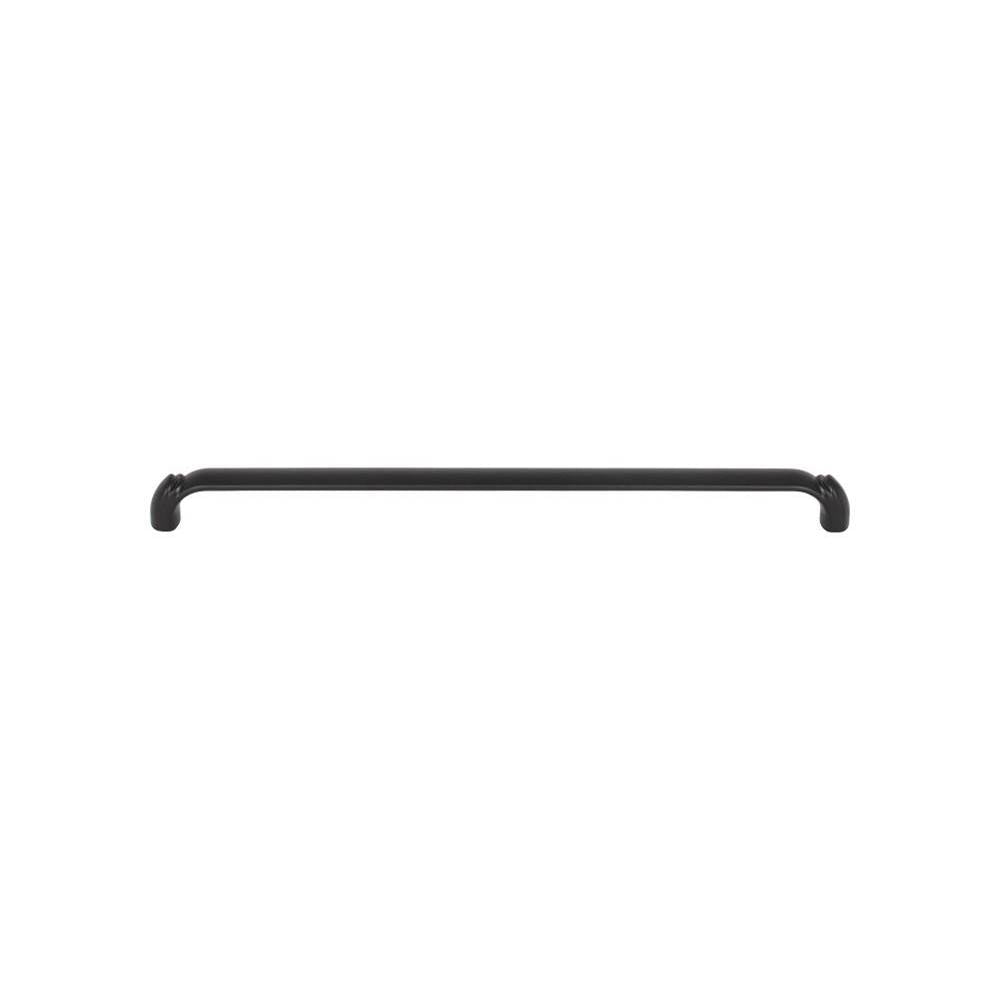 Top Knobs TK1036 Pomander Pull 12 Inch (c-c) - Flat Black