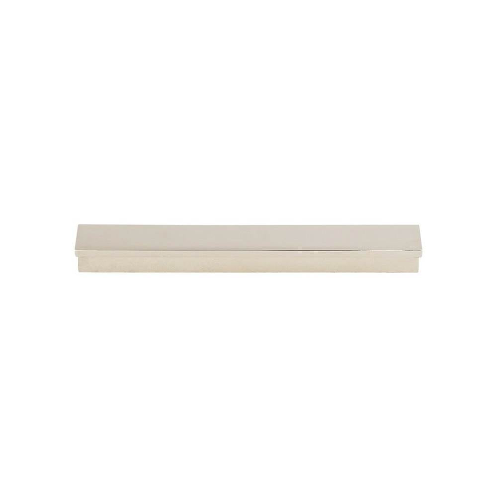 Top Knobs TK1042 Minetta Tab Pull 5 1/16 Inch (c-c) - Polished Nickel