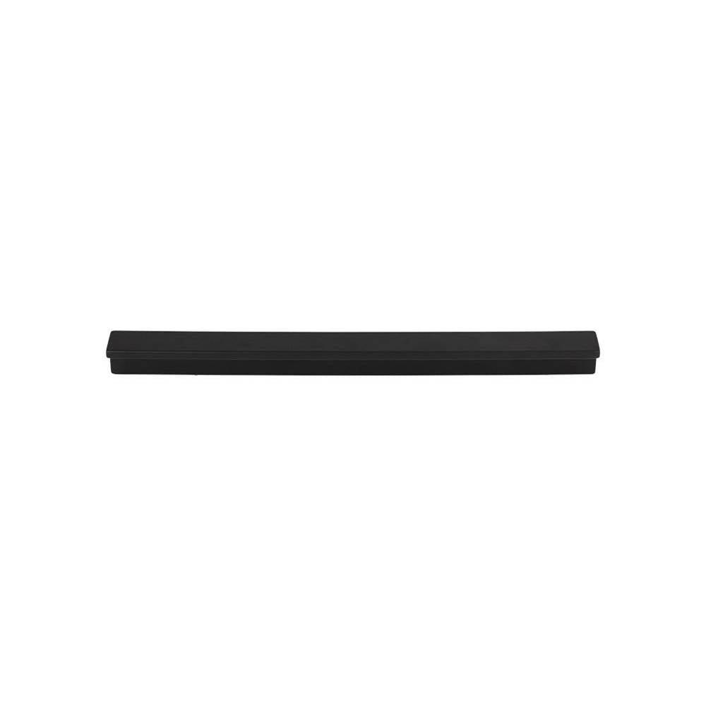 Top Knobs TK1045 Minetta Tab Pull 8 13/16 Inch (c-c) - Flat Black