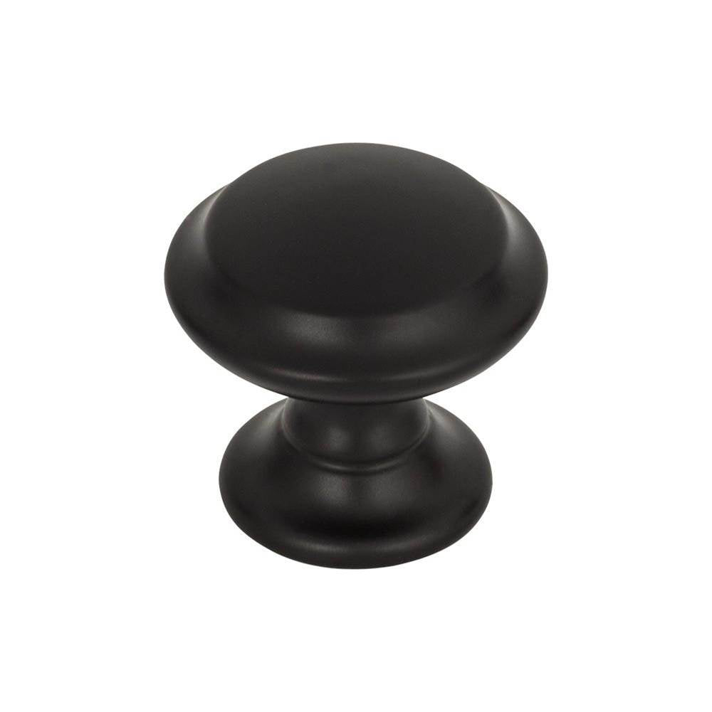 Top Knobs TK1050 Barrow Knob 1 1/4 Inch - Flat Black