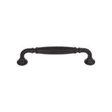 Top Knobs TK1052 Barrow Pull 5 1/16 Inch (c-c) - Flat Black