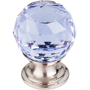 Top Knobs TK113 Light Blue Crystal Knob 1 1/8