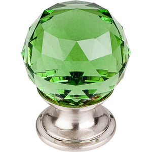 Top Knobs TK119 Green Crystal Knob 1 1/8