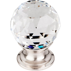 Top Knobs TK125 Clear Crystal Knob 1 1/8