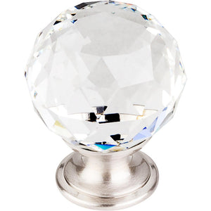 Top Knobs TK126 Clear Crystal Knob 1 3/8