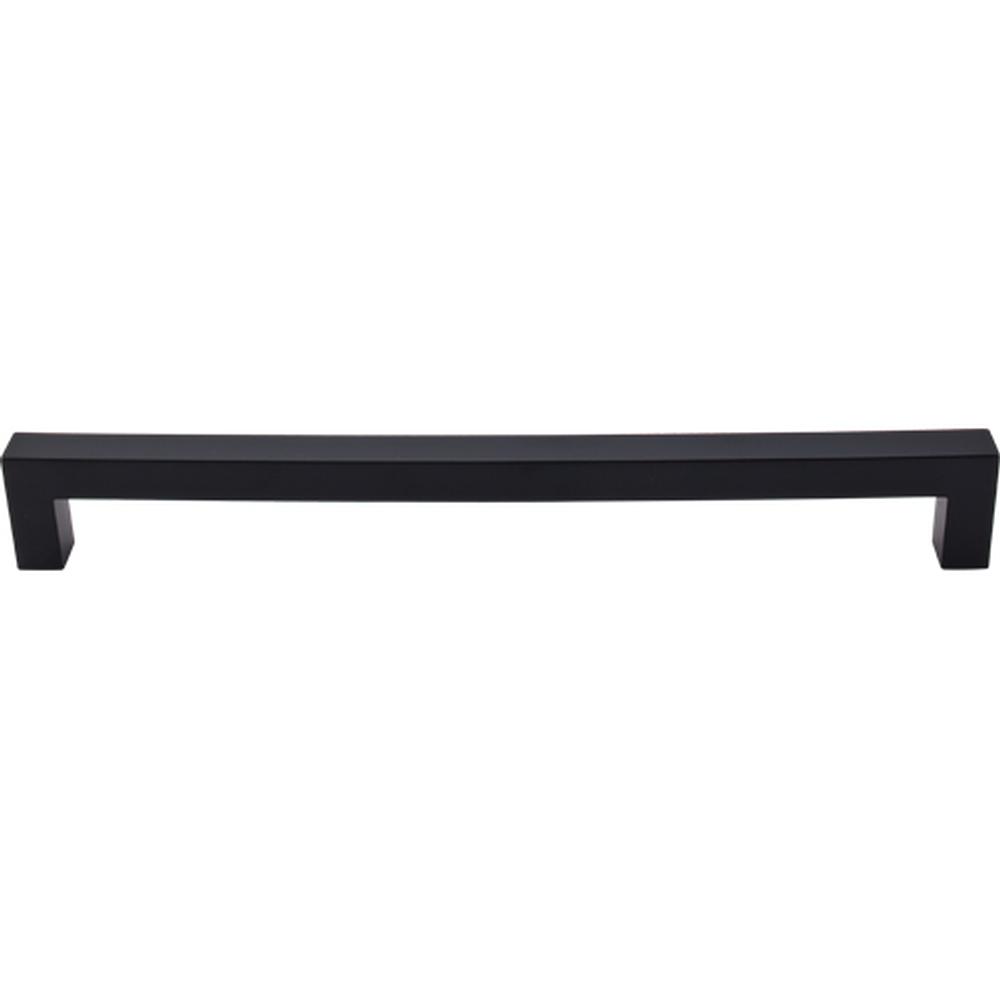 Top Knobs TK164 Square Appliance Pull 12" - Flat Black