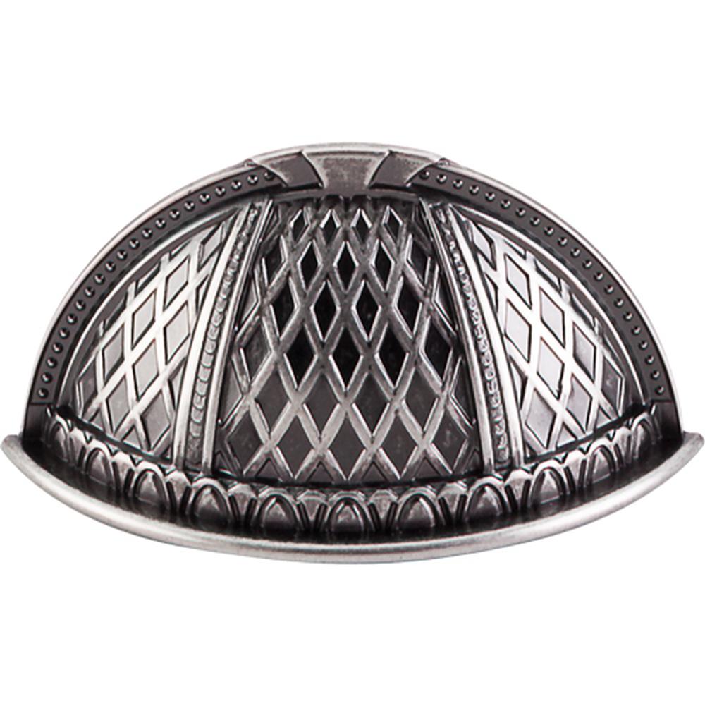 Top Knobs TK171PTA Trevi Cup Pull 1 1/2" - Pewter Antique