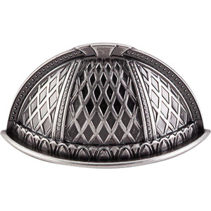 Top Knobs TK171PTA Trevi Cup Pull 1 1/2" - Pewter Antique
