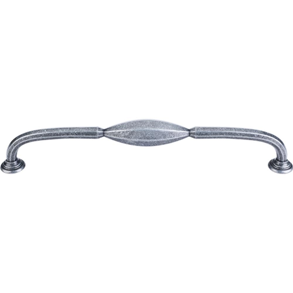 Top Knobs TK233 Chareau D-Pull Large 8 13/16" - Black Iron