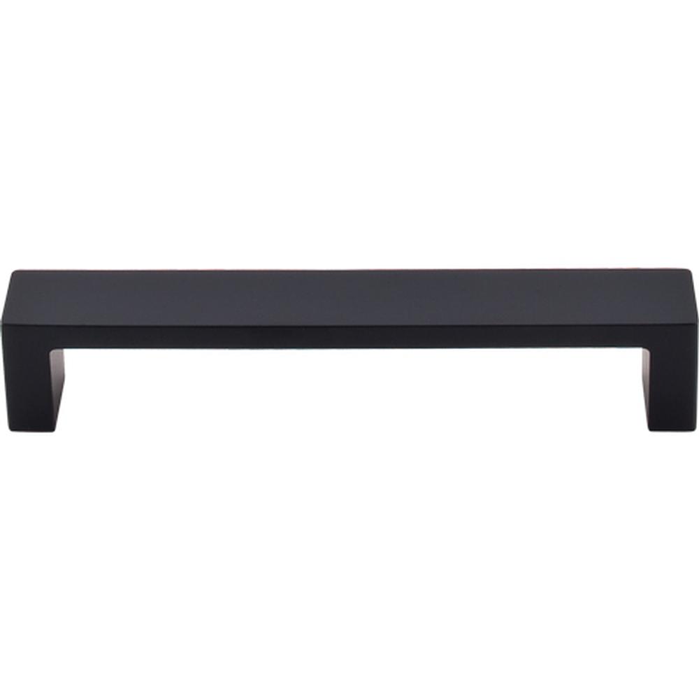 Top Knobs TK251 Modern Metro Pull 5" - Flat Black