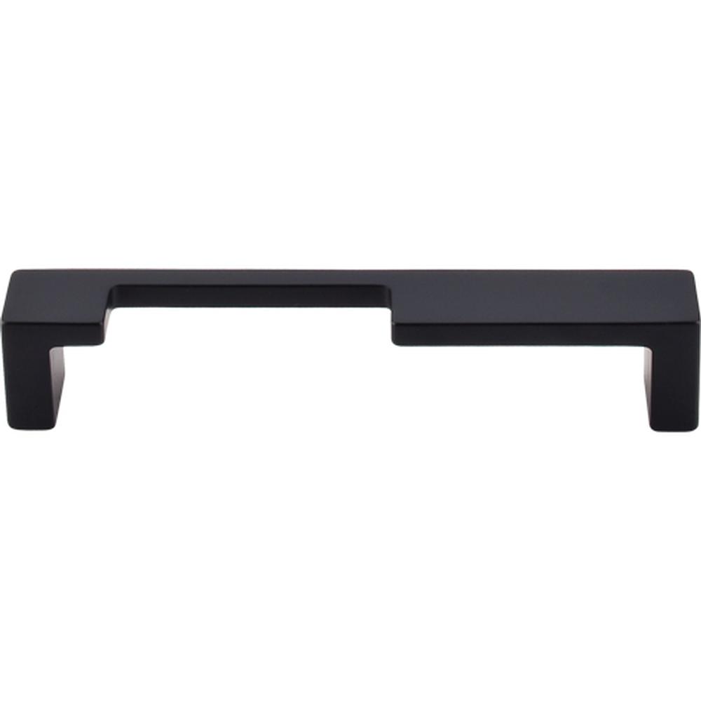 Top Knobs TK256 Modern Metro Notch Pull A 5" - Flat Black