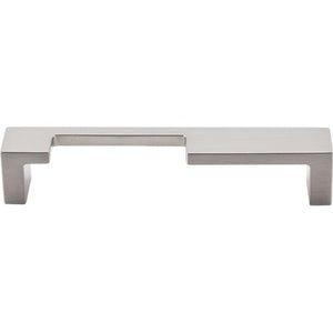 Top Knobs TK256 Modern Metro Notch Pull A 5" - Brushed Satin Nickel