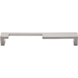 Top Knobs TK257 Modern Metro Notch Pull A 7" - Brushed Satin Nickel