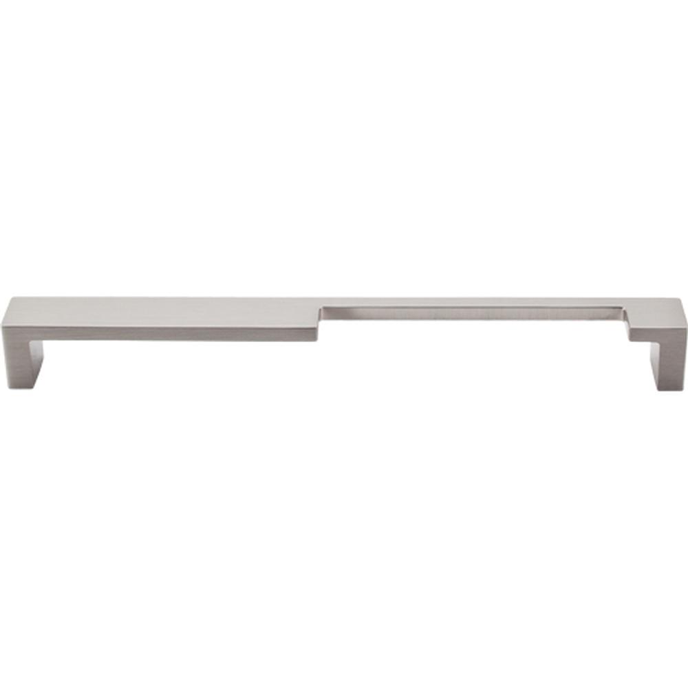 Top Knobs TK261 Modern Metro Notch Pull B 9" - Brushed Satin Nickel