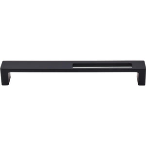 Top Knobs TK267 Modern Metro Slot Pull 7" - Flat Black