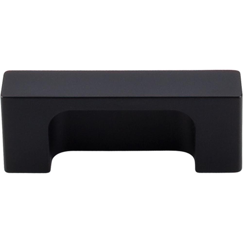 Top Knobs TK275 Modern Metro Tab Pull 2" - Flat Black