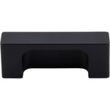 Top Knobs TK275 Modern Metro Tab Pull 2" - Flat Black