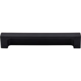 Top Knobs TK276 Modern Metro Tab Pull 5" - Flat Black