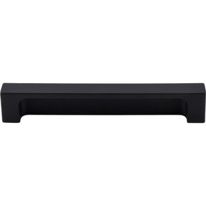 Top Knobs TK276 Modern Metro Tab Pull 5" - Flat Black