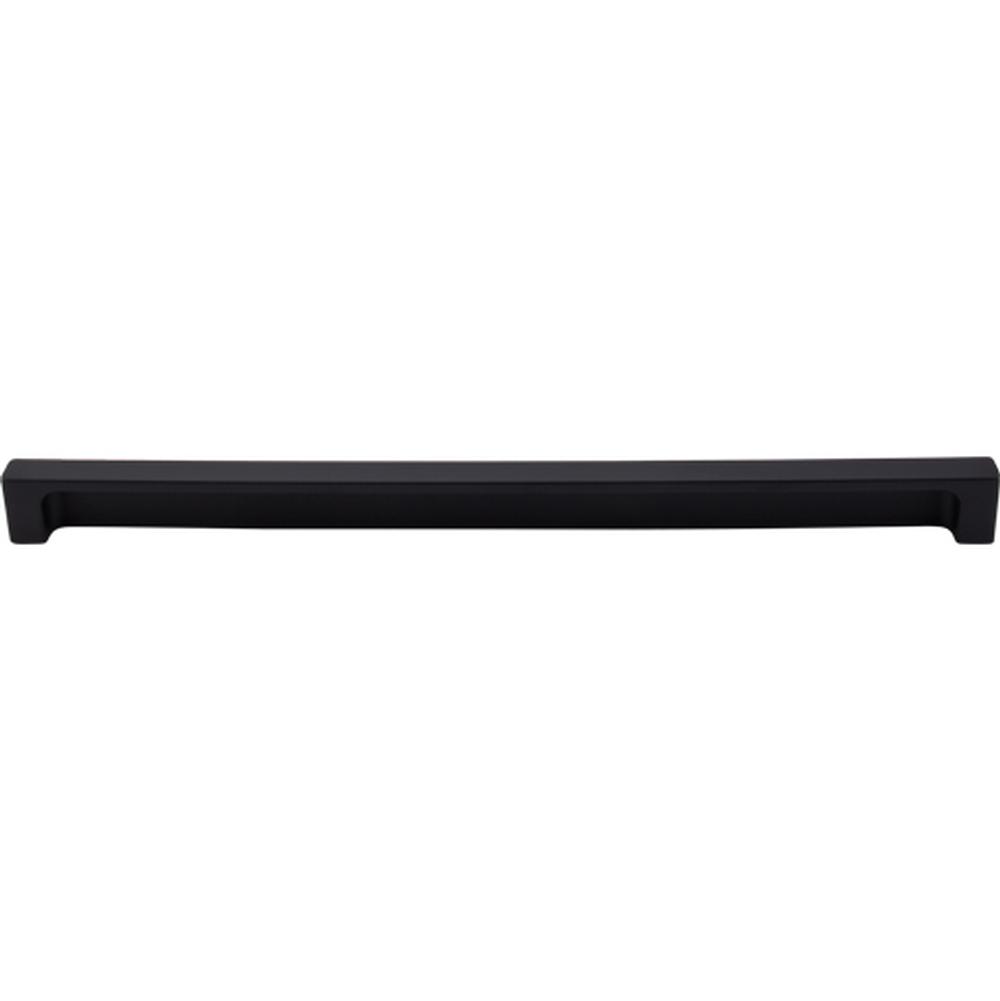 Top Knobs TK278 Modern Metro Tab Pull 12" - Flat Black