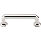 Top Knobs TK287 Emerald Pull 3 3/4" - Polished Nickel