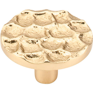 Top Knobs TK297BR Cobblestone Round Knob Large 1 15/16