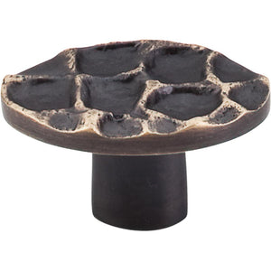 Top Knobs TK298BA Cobblestone Oval Knob Small 2
